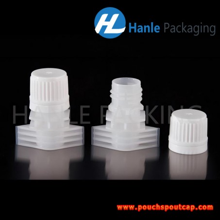 Dia 13mm stand up pouch spout and liquid food pouch caps, plastic spout caps for cosmetics product - HL130D